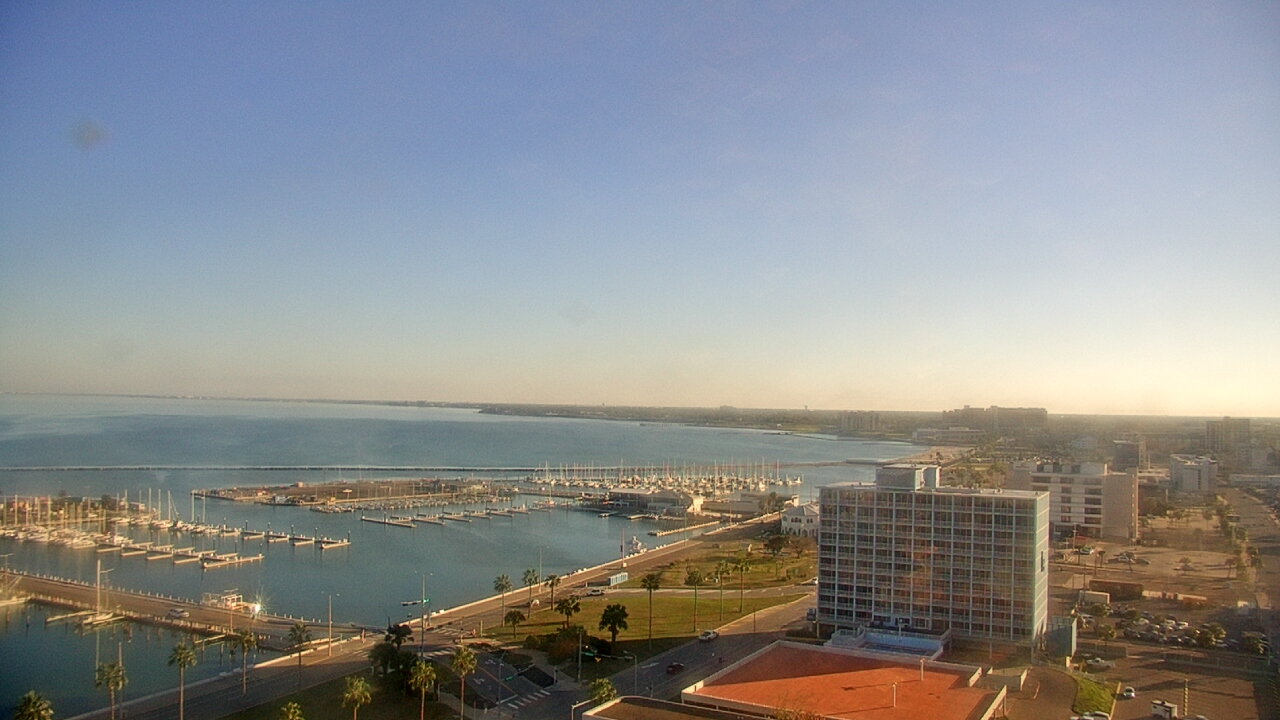 Thumbnail for current weather camera view from First Community Bank in Corpus Christi, Texas