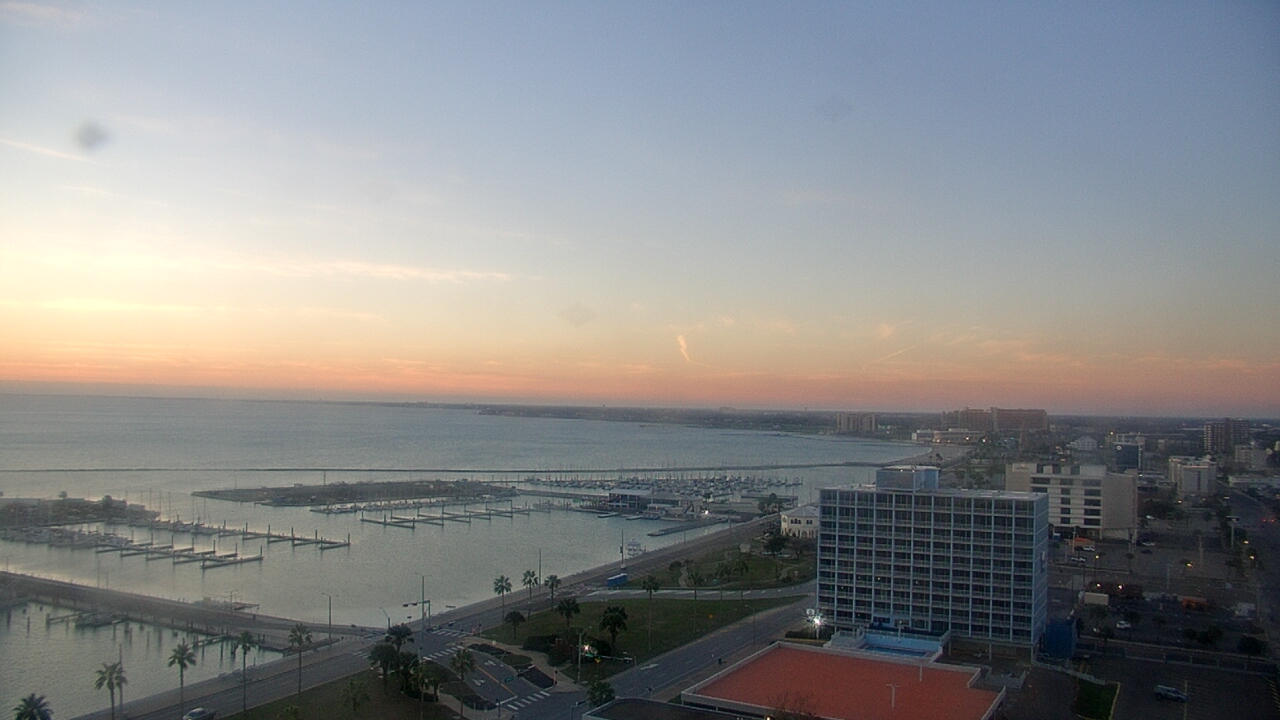 Thumbnail for current weather camera view from First Community Bank in Corpus Christi, Texas