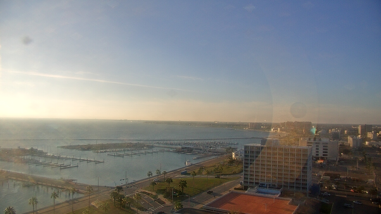 Thumbnail for current weather camera view from First Community Bank in Corpus Christi, Texas