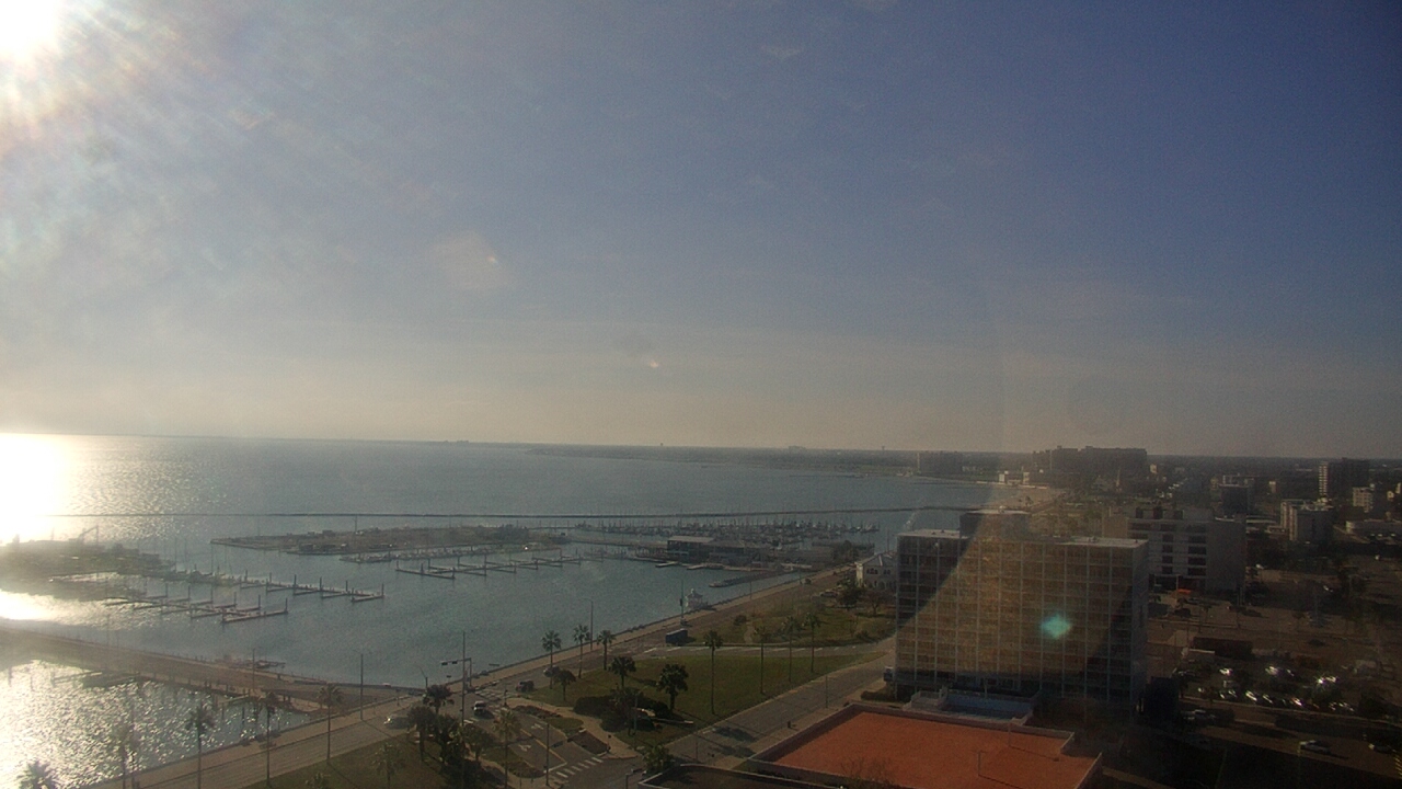 Thumbnail for current weather camera view from First Community Bank in Corpus Christi, Texas