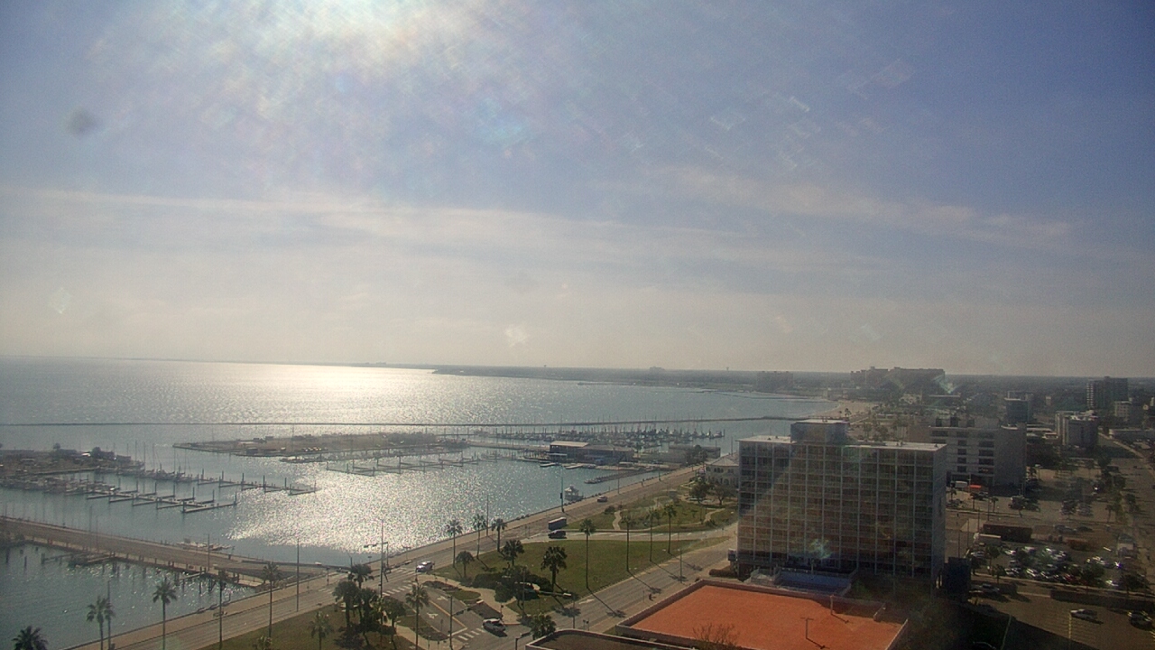 Thumbnail for current weather camera view from First Community Bank in Corpus Christi, Texas