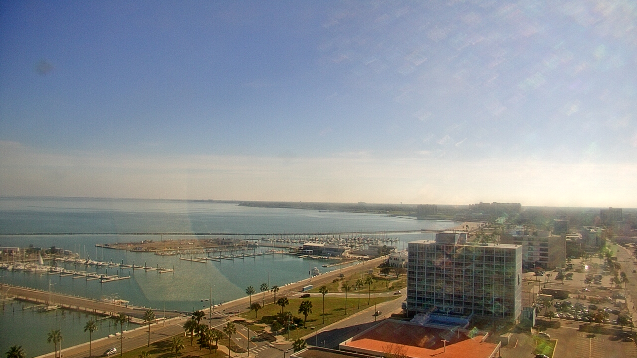 Thumbnail for current weather camera view from First Community Bank in Corpus Christi, Texas