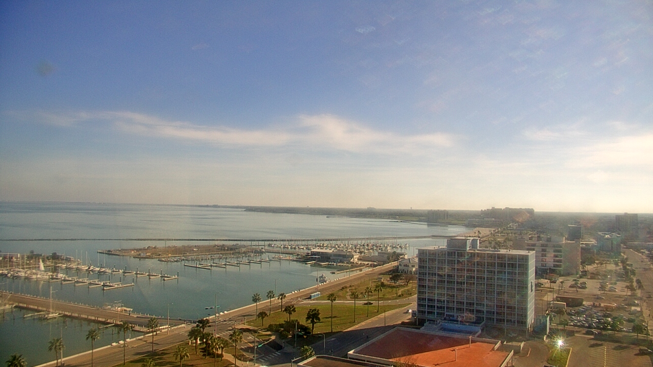 Thumbnail for current weather camera view from First Community Bank in Corpus Christi, Texas