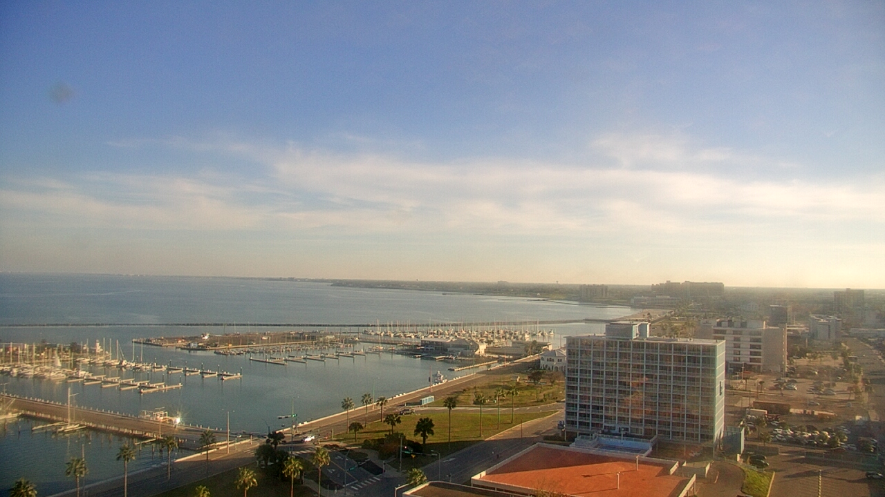 Thumbnail for current weather camera view from First Community Bank in Corpus Christi, Texas