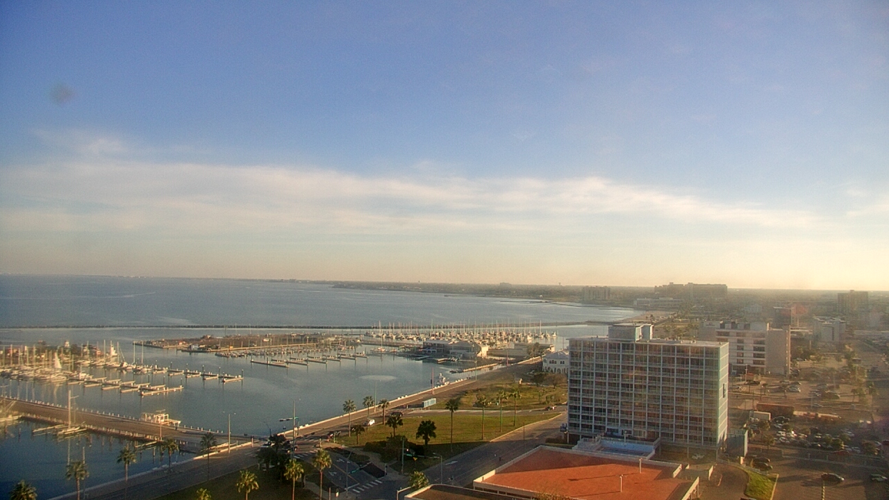 Thumbnail for current weather camera view from First Community Bank in Corpus Christi, Texas