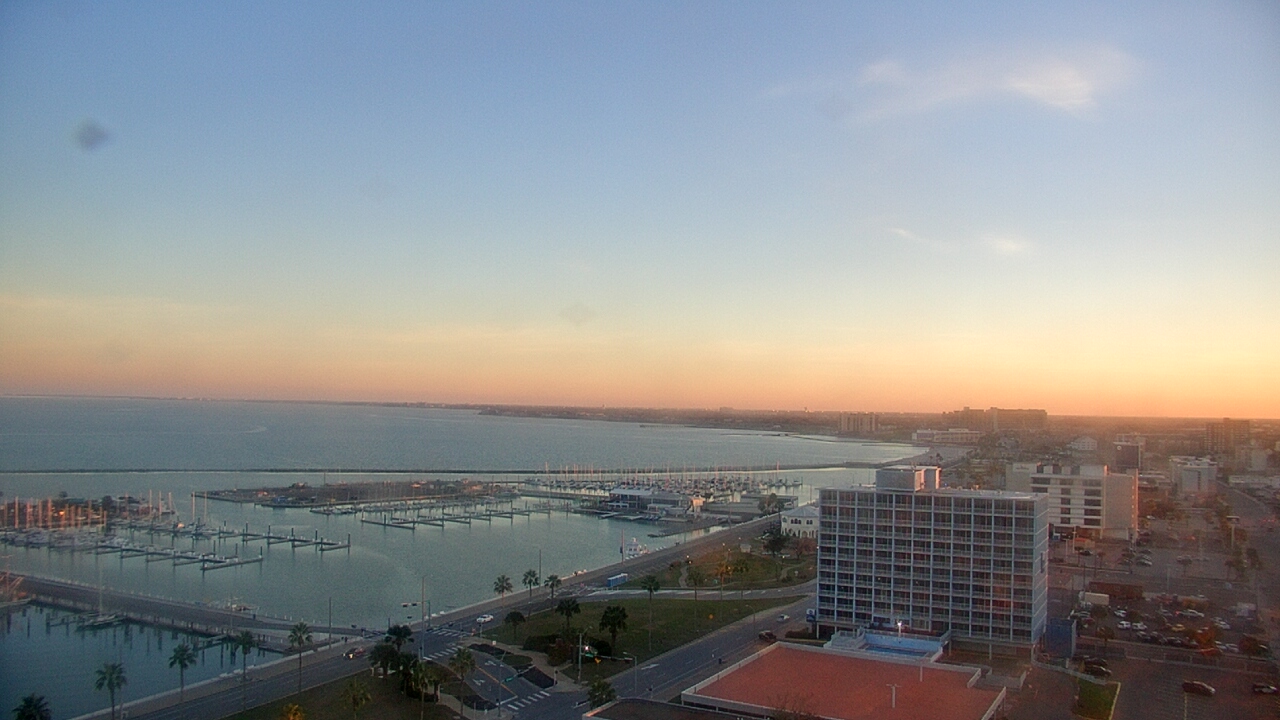 Thumbnail for current weather camera view from First Community Bank in Corpus Christi, Texas