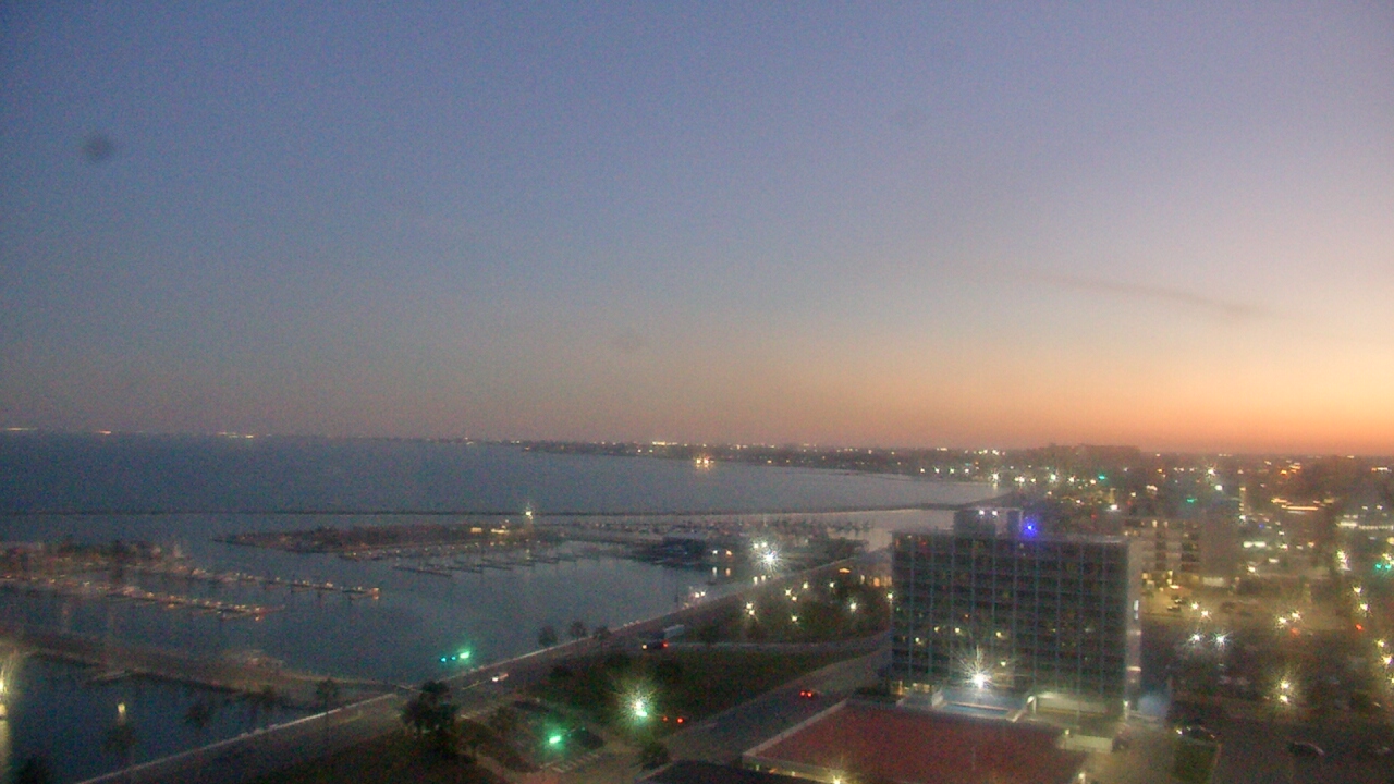 Thumbnail for current weather camera view from First Community Bank in Corpus Christi, Texas