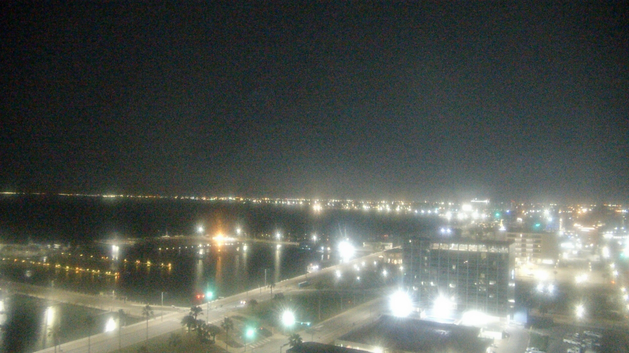 Thumbnail for current weather camera view from First Community Bank in Corpus Christi, Texas