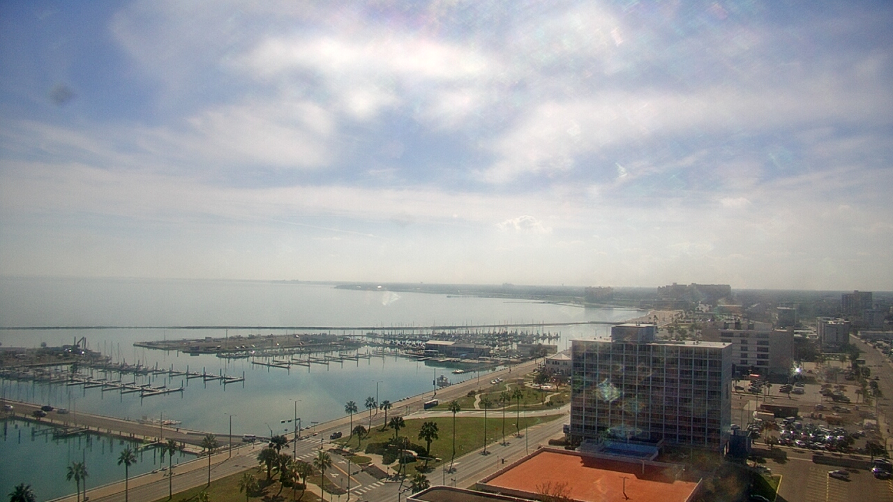 Thumbnail for current weather camera view from First Community Bank in Corpus Christi, Texas