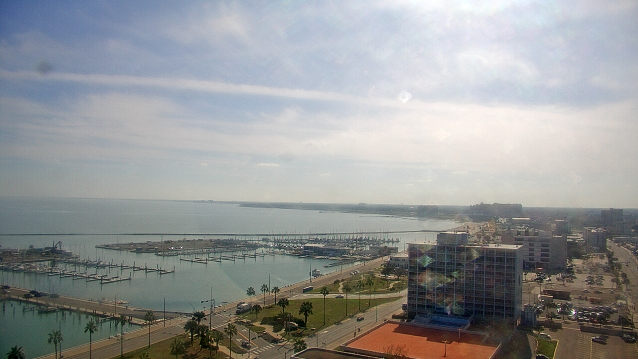 Thumbnail for current weather camera view from First Community Bank in Corpus Christi, Texas