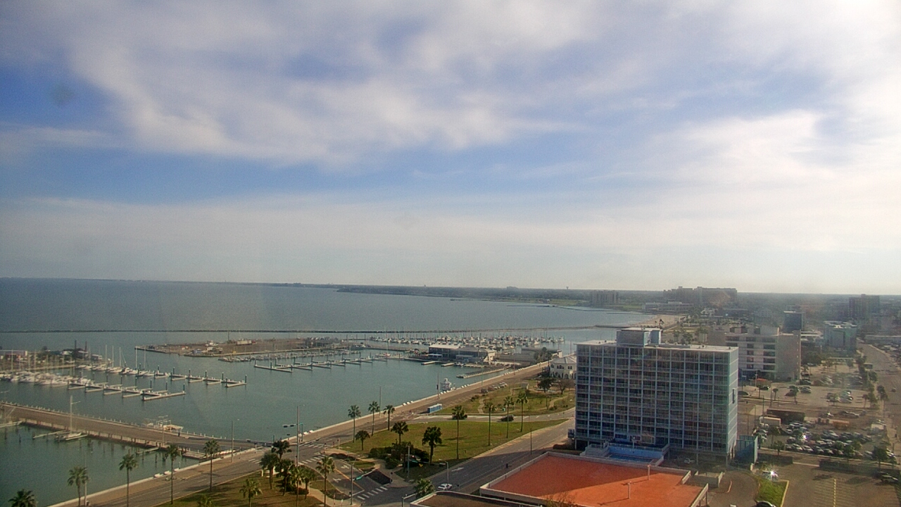 Thumbnail for current weather camera view from First Community Bank in Corpus Christi, Texas
