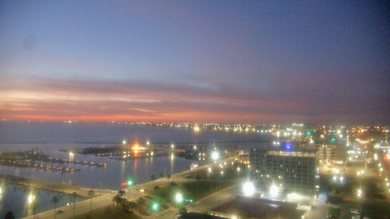 Thumbnail for current weather camera view from First Community Bank in Corpus Christi, Texas