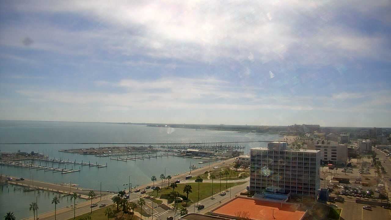 Thumbnail for current weather camera view from First Community Bank in Corpus Christi, Texas