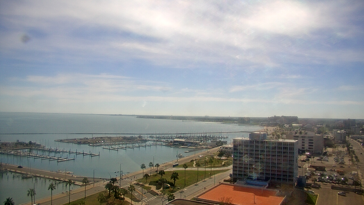 Thumbnail for current weather camera view from First Community Bank in Corpus Christi, Texas