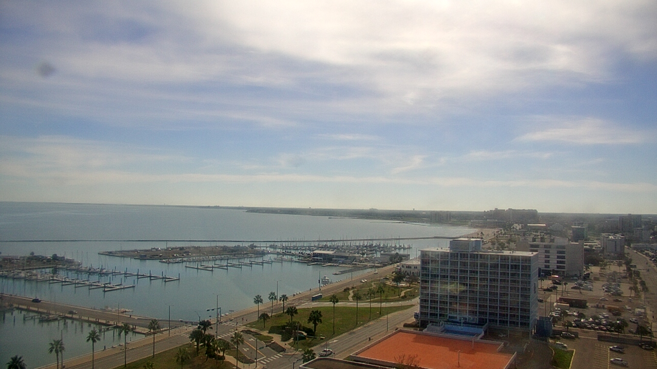 Thumbnail for current weather camera view from First Community Bank in Corpus Christi, Texas