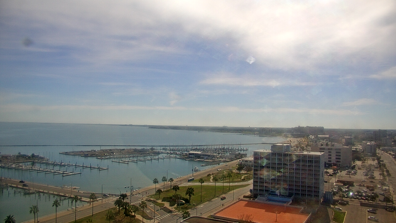 Thumbnail for current weather camera view from First Community Bank in Corpus Christi, Texas