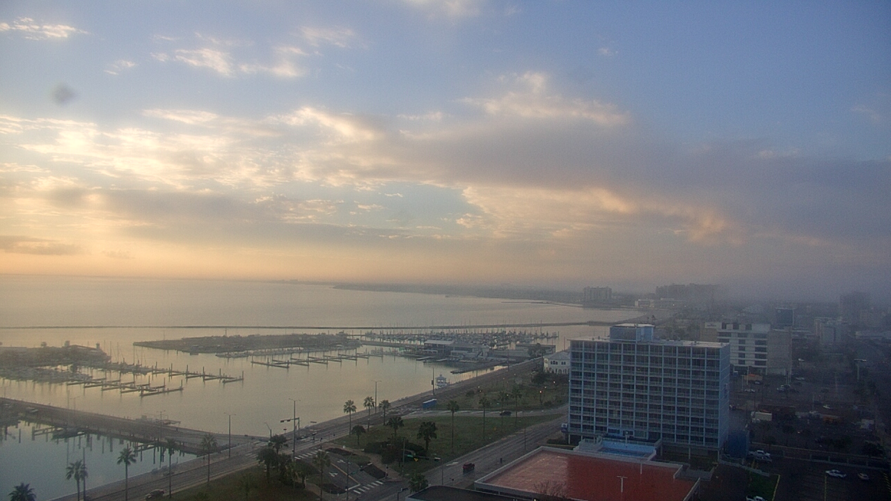 Thumbnail for current weather camera view from First Community Bank in Corpus Christi, Texas