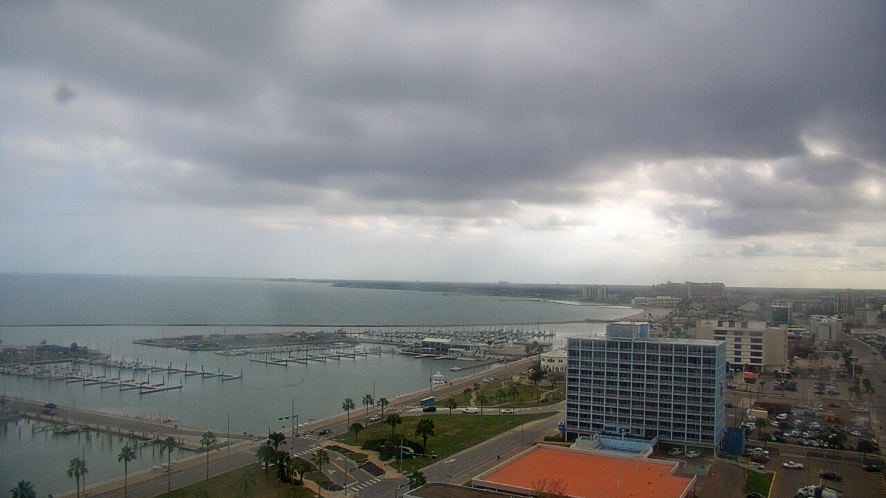Thumbnail for current weather camera view from First Community Bank in Corpus Christi, Texas