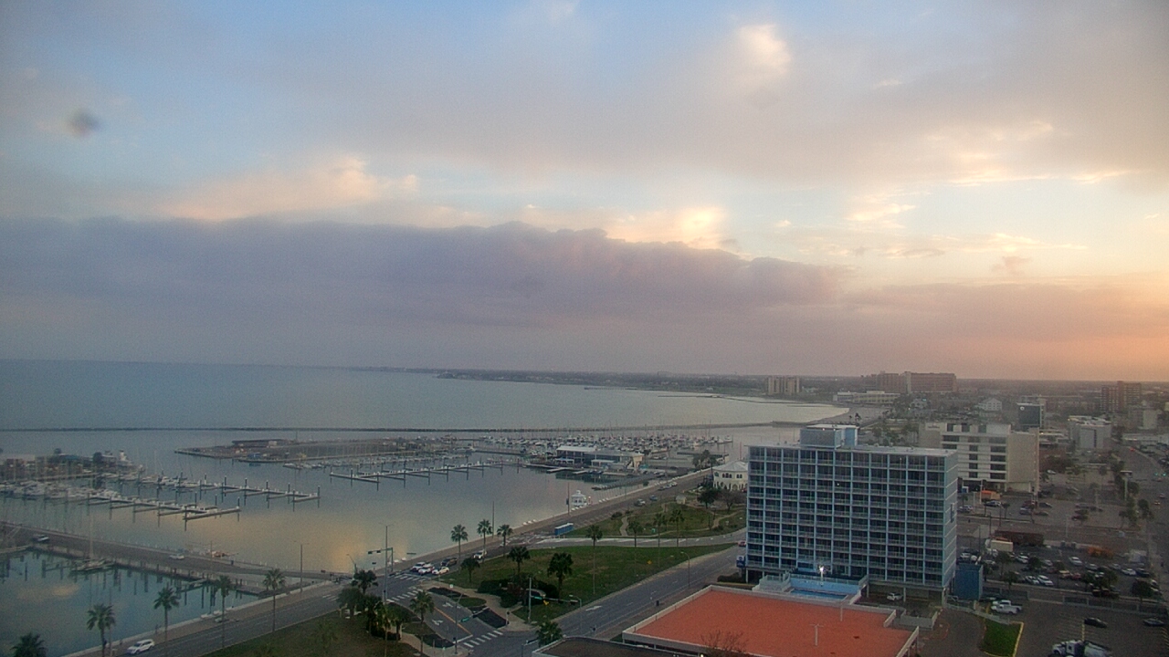 Thumbnail for current weather camera view from First Community Bank in Corpus Christi, Texas