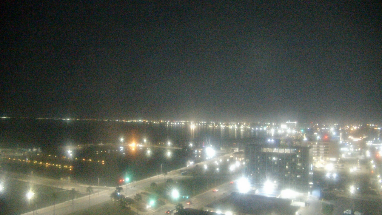 Thumbnail for current weather camera view from First Community Bank in Corpus Christi, Texas