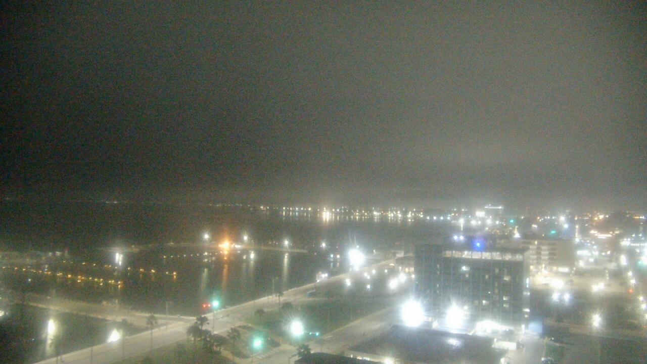 Thumbnail for current weather camera view from First Community Bank in Corpus Christi, Texas