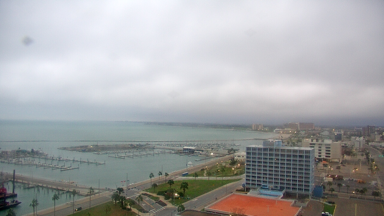Thumbnail for current weather camera view from First Community Bank in Corpus Christi, Texas
