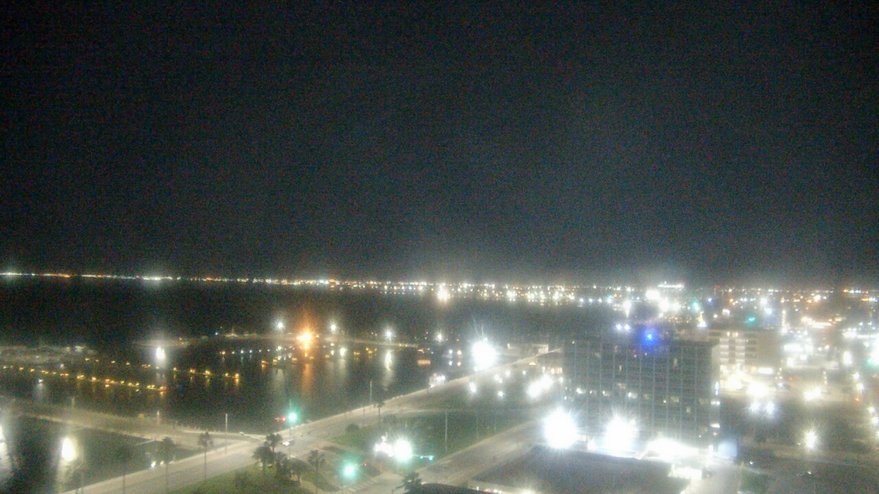 Thumbnail for current weather camera view from First Community Bank in Corpus Christi, Texas