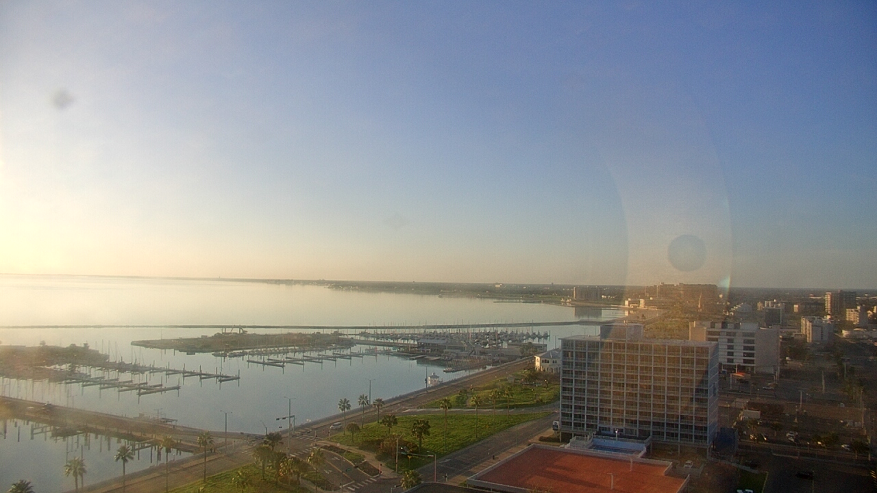 Thumbnail for current weather camera view from First Community Bank in Corpus Christi, Texas