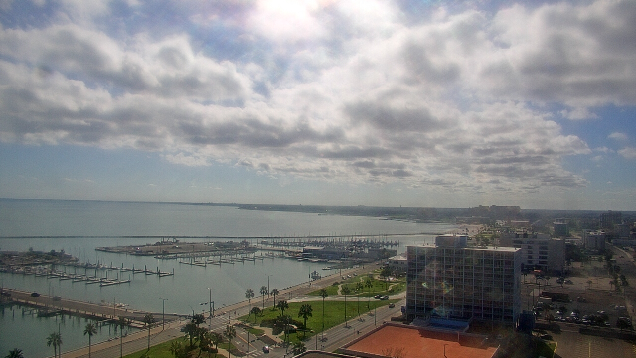 Thumbnail for current weather camera view from First Community Bank in Corpus Christi, Texas