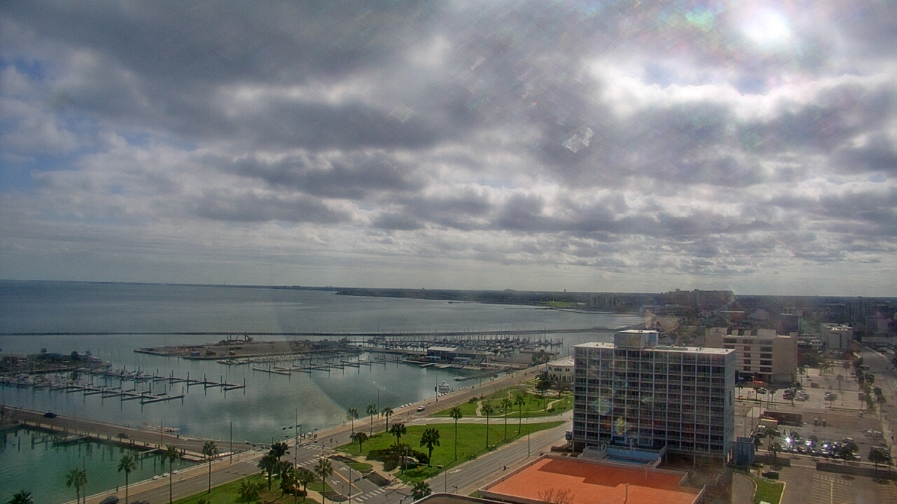 Thumbnail for current weather camera view from First Community Bank in Corpus Christi, Texas