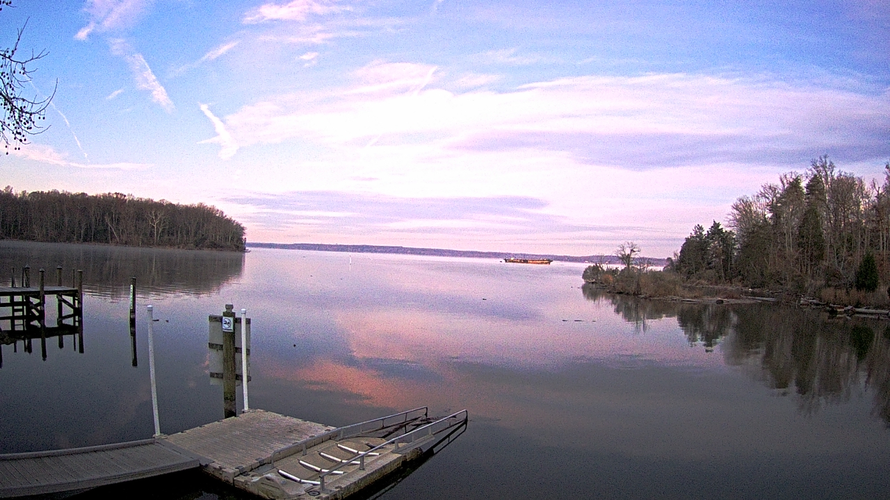 Thumbnail for current weather camera view from Mallows Bay in Indian Head, Maryland