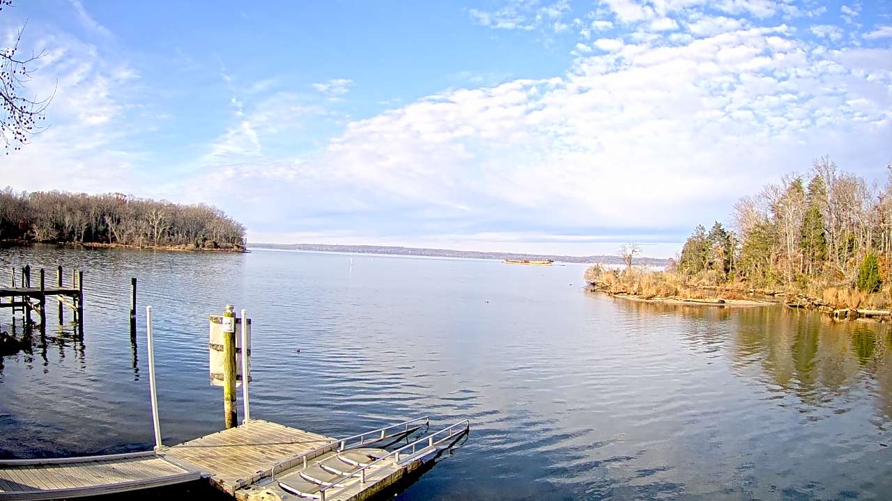 Thumbnail for current weather camera view from Mallows Bay in Indian Head, Maryland