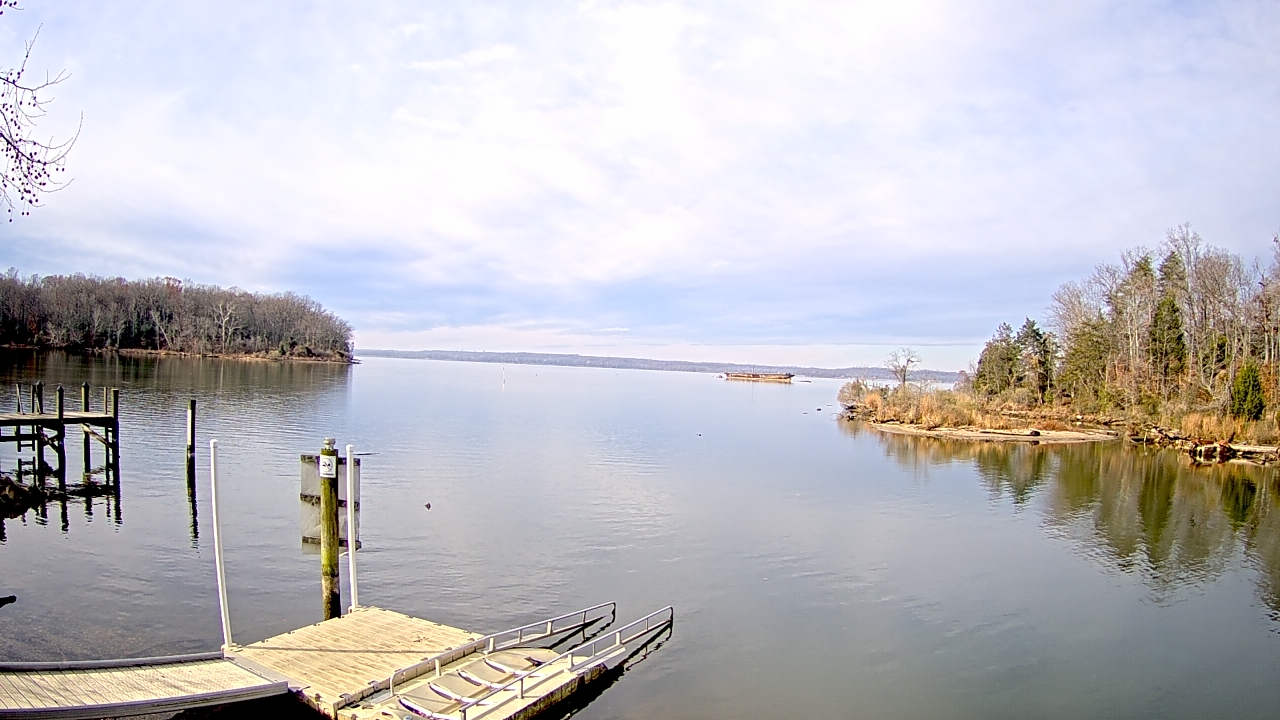 Thumbnail for current weather camera view from Mallows Bay in Indian Head, Maryland