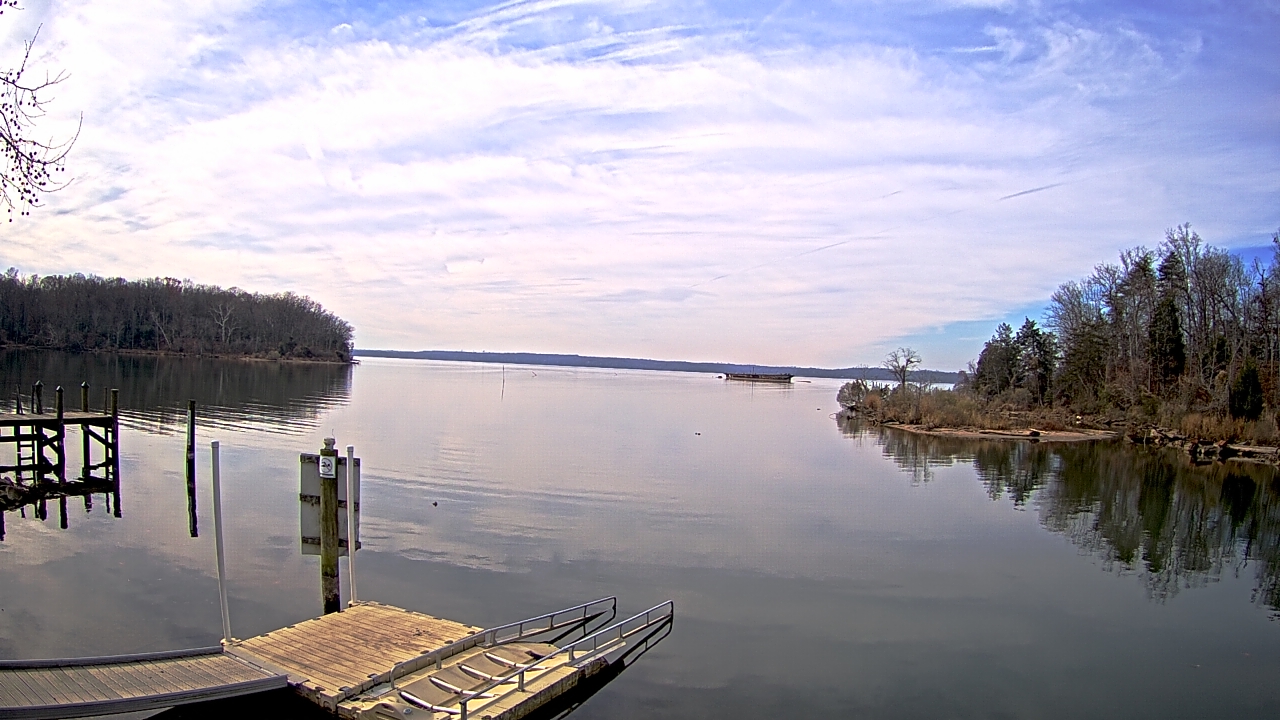 Thumbnail for current weather camera view from Mallows Bay in Indian Head, Maryland