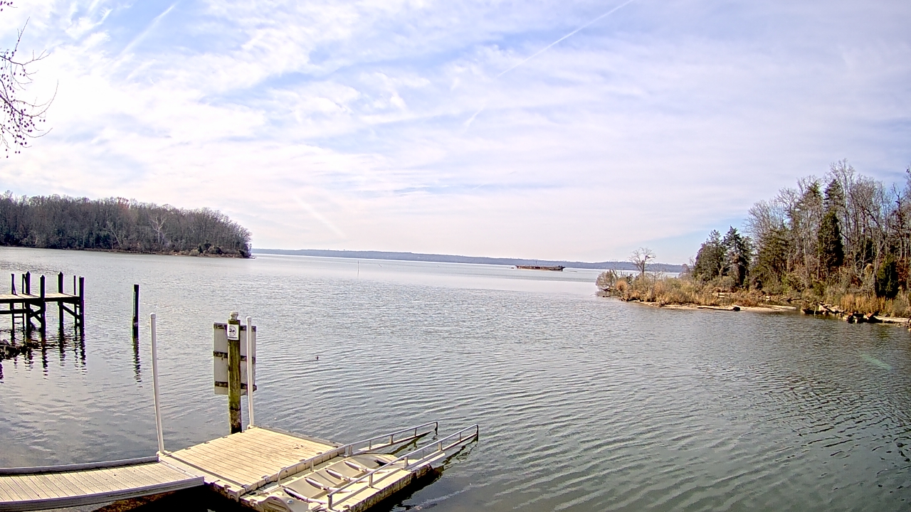 Thumbnail for current weather camera view from Mallows Bay in Indian Head, Maryland