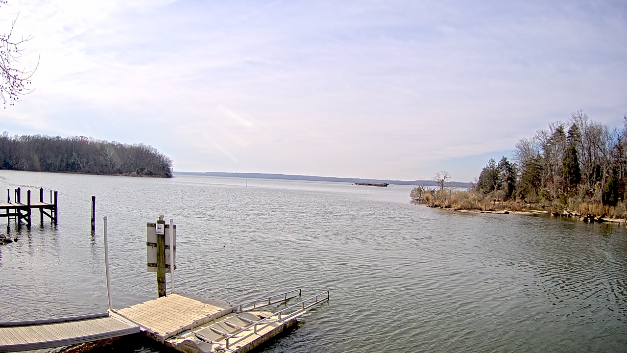 Thumbnail for current weather camera view from Mallows Bay in Indian Head, Maryland