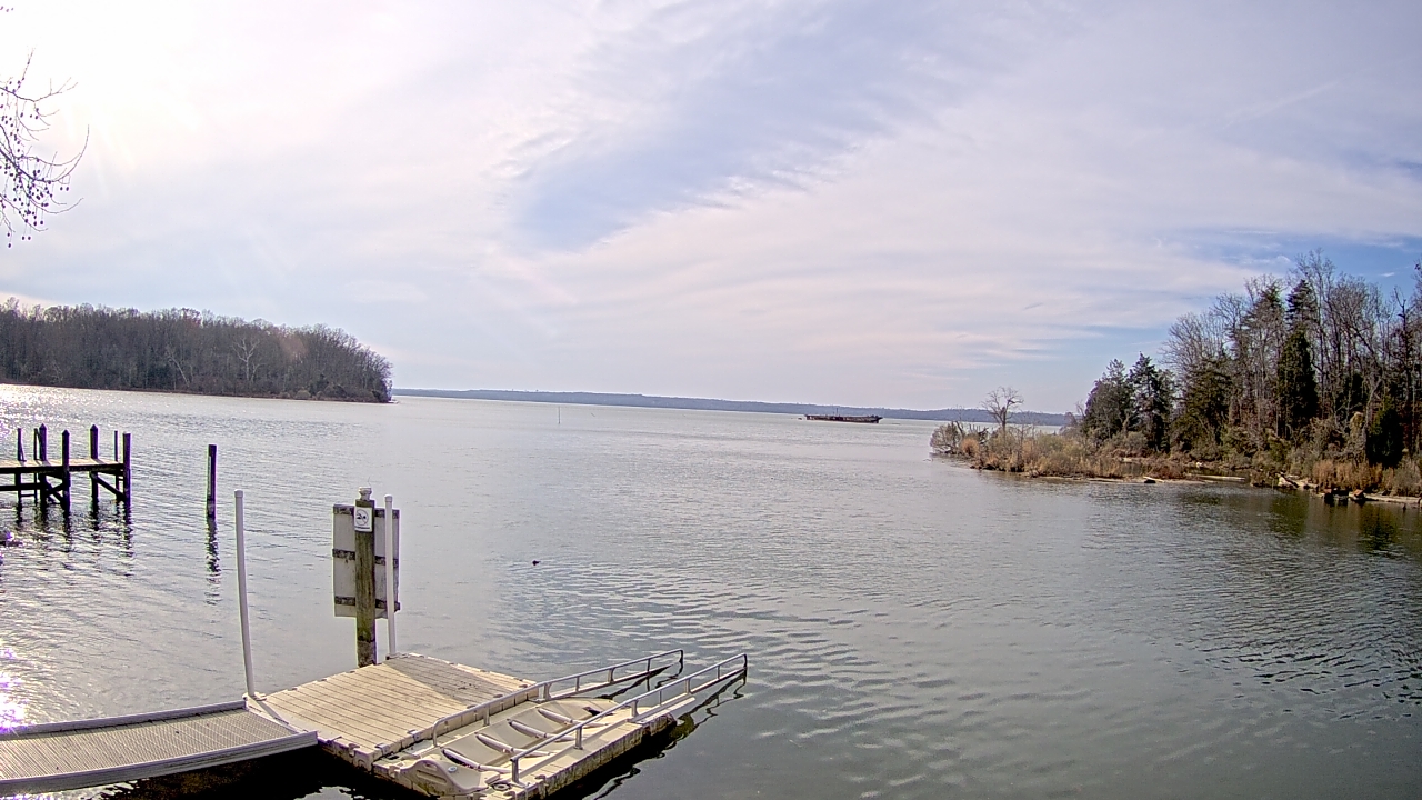 Thumbnail for current weather camera view from Mallows Bay in Indian Head, Maryland