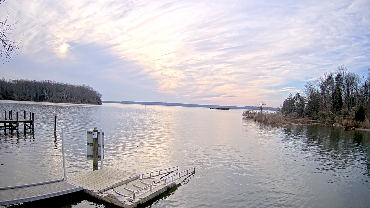 Thumbnail for current weather camera view from Mallows Bay in Indian Head, Maryland