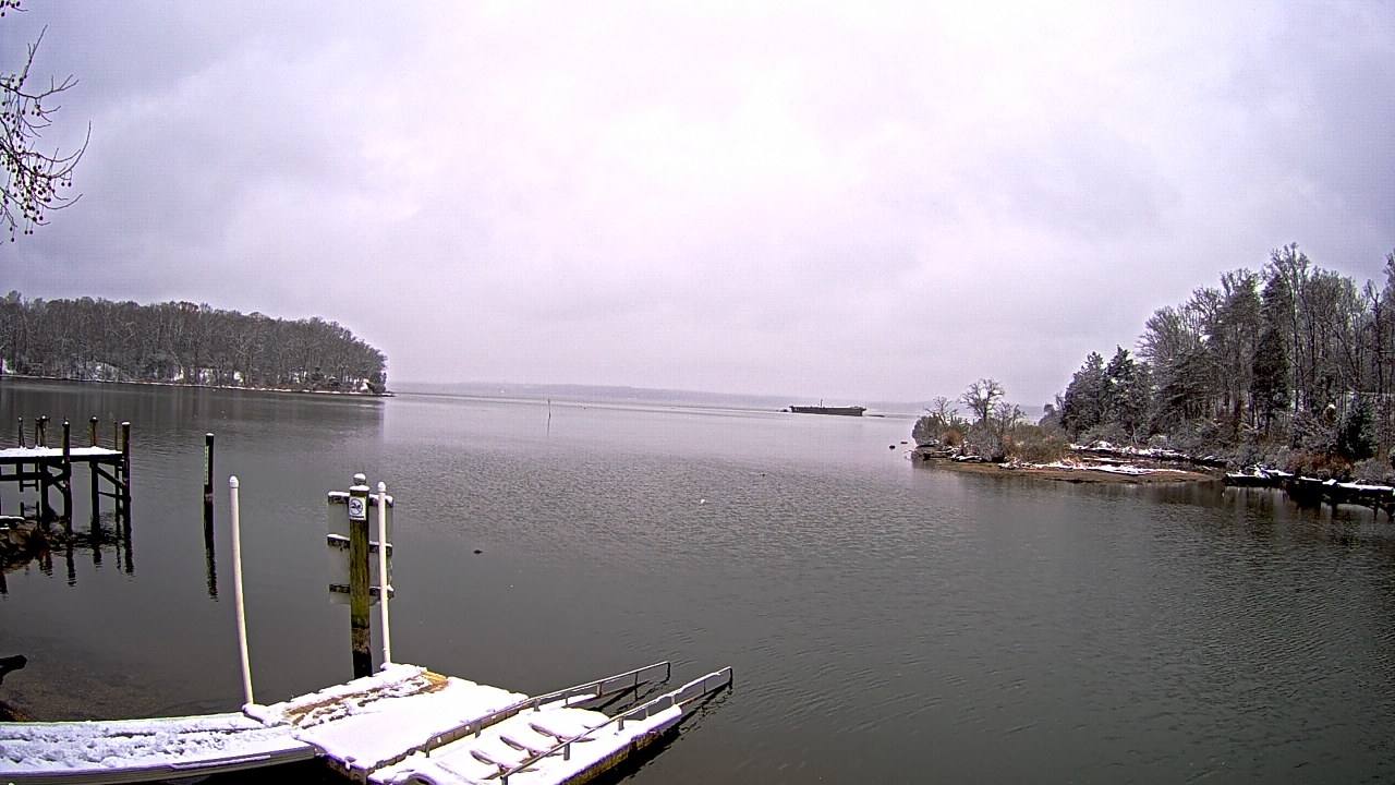 Thumbnail for current weather camera view from Mallows Bay in Indian Head, Maryland