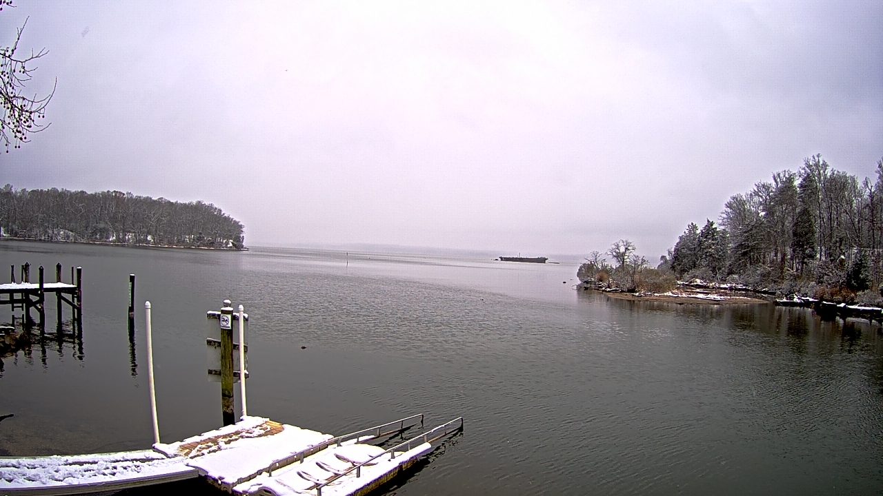 Thumbnail for current weather camera view from Mallows Bay in Indian Head, Maryland
