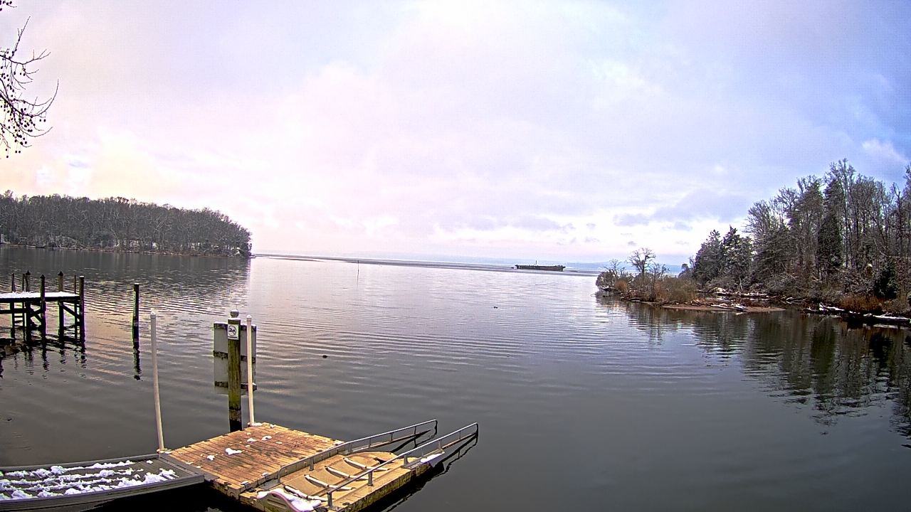 Thumbnail for current weather camera view from Mallows Bay in Indian Head, Maryland