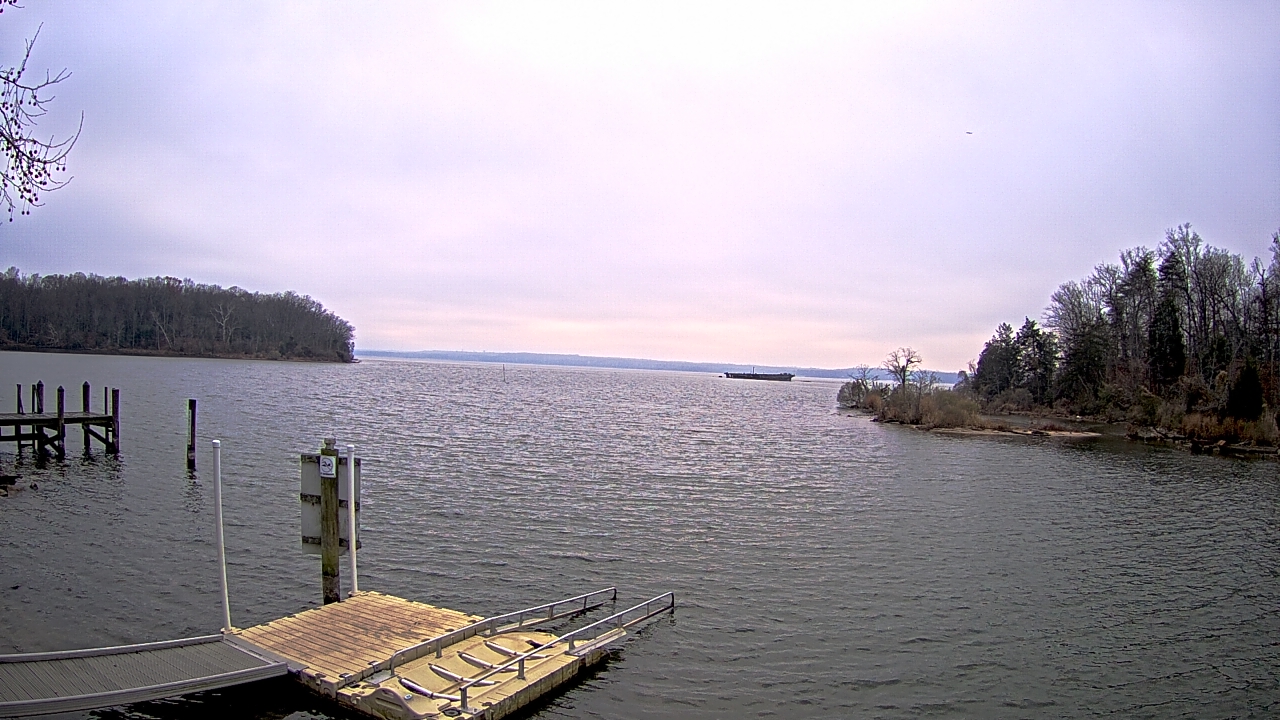Thumbnail for current weather camera view from Mallows Bay in Indian Head, Maryland