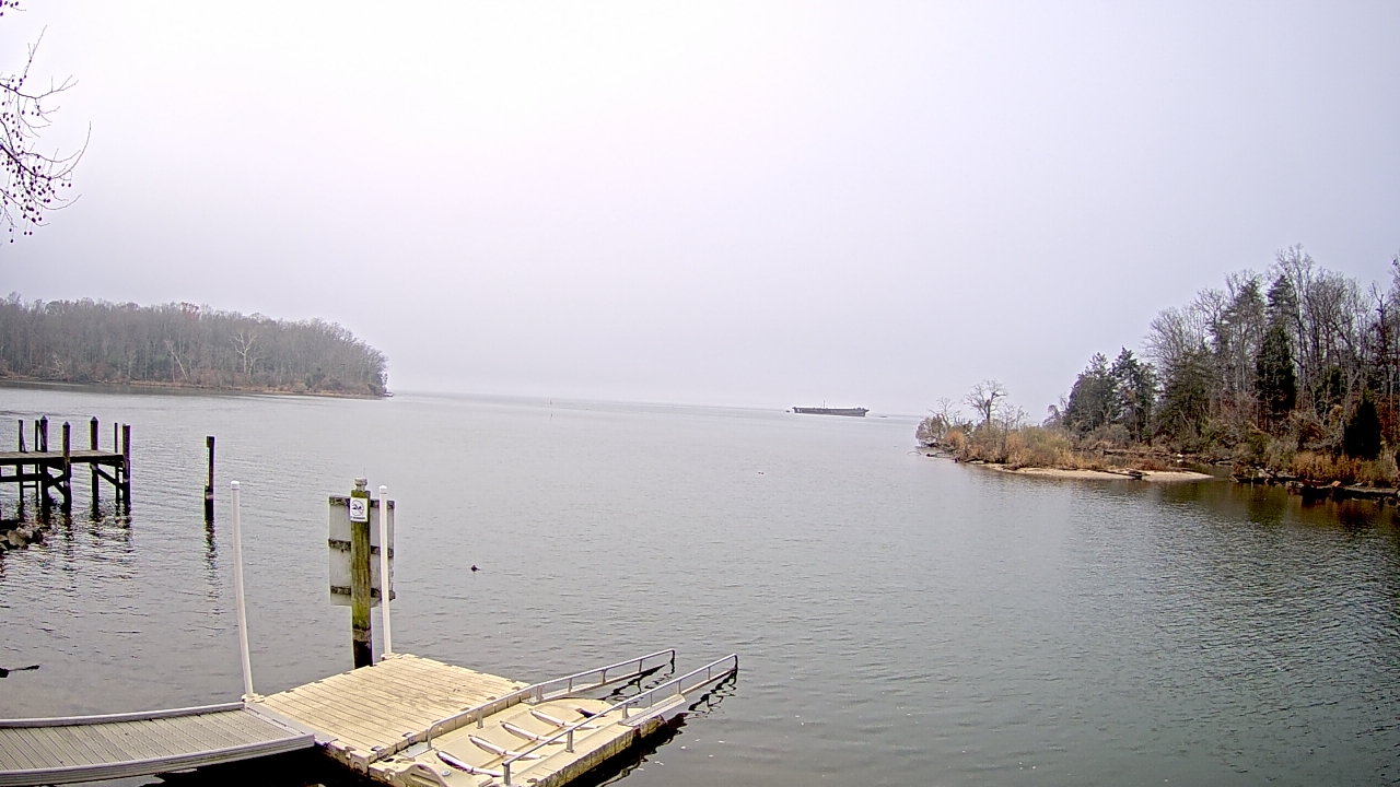 Thumbnail for current weather camera view from Mallows Bay in Indian Head, Maryland