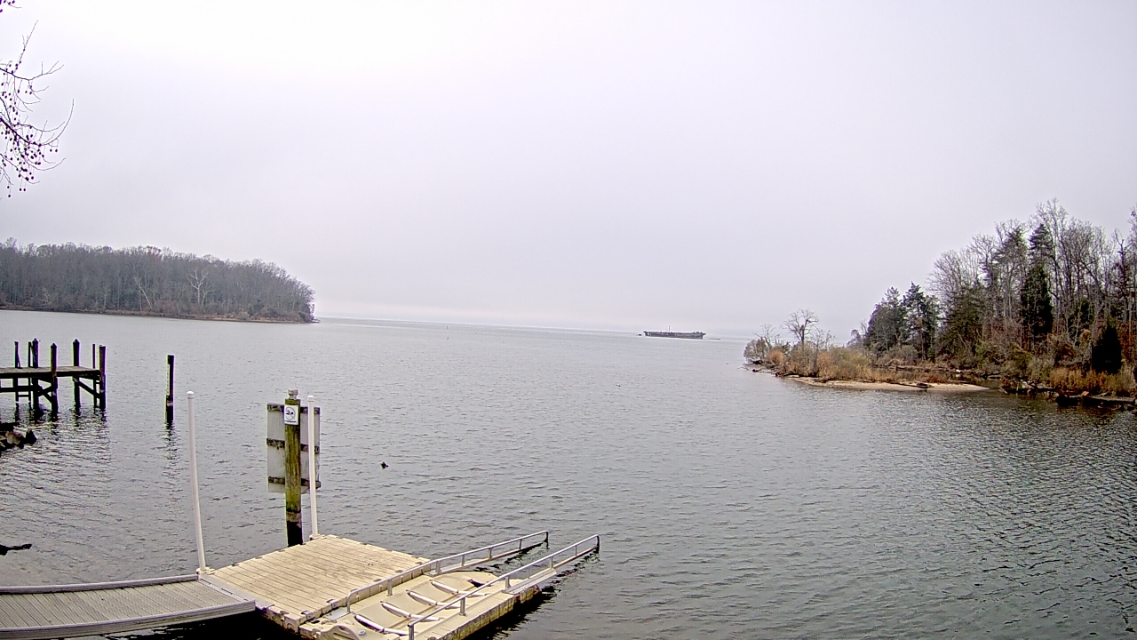 Thumbnail for current weather camera view from Mallows Bay in Indian Head, Maryland