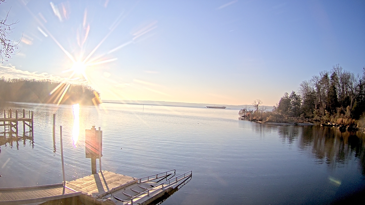 Thumbnail for current weather camera view from Mallows Bay in Indian Head, Maryland