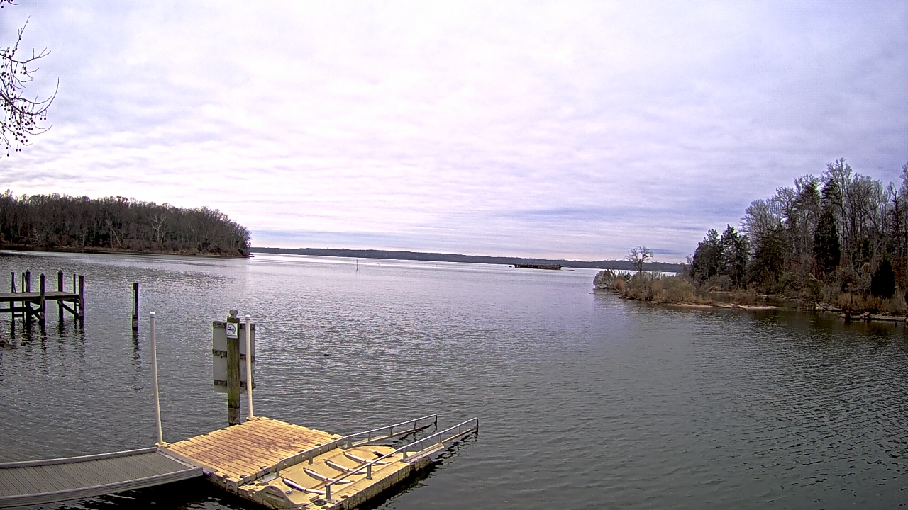 Thumbnail for current weather camera view from Mallows Bay in Indian Head, Maryland