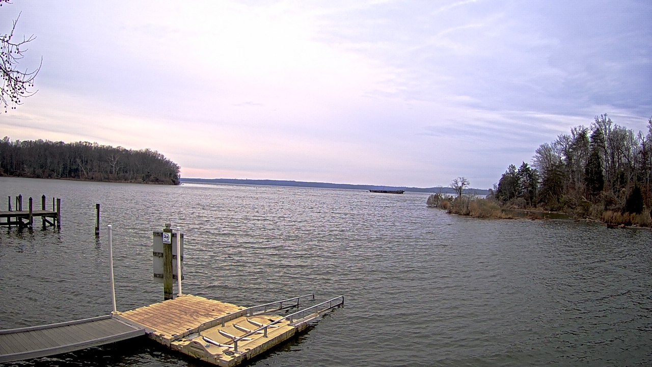 Thumbnail for current weather camera view from Mallows Bay in Indian Head, Maryland