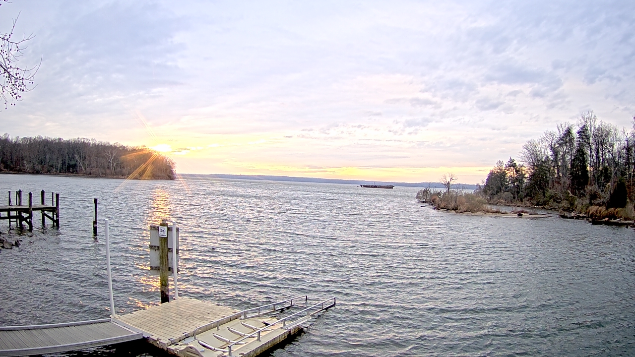 Thumbnail for current weather camera view from Mallows Bay in Indian Head, Maryland