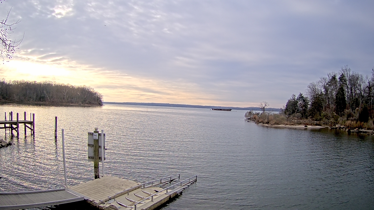 Thumbnail for current weather camera view from Mallows Bay in Indian Head, Maryland