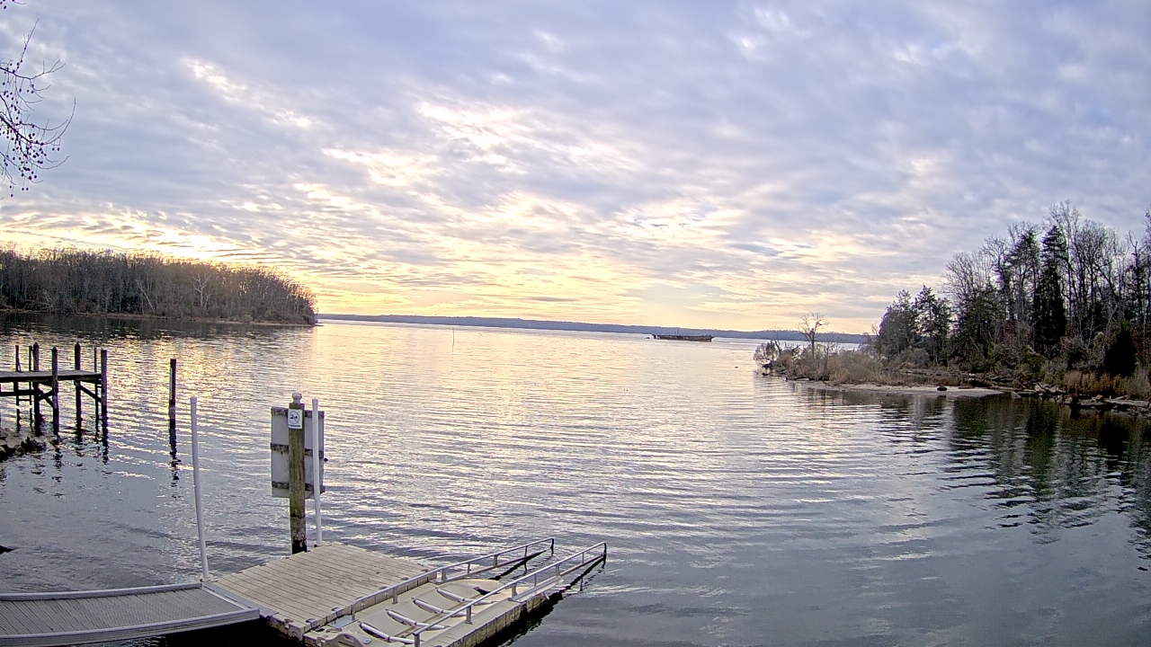 Thumbnail for current weather camera view from Mallows Bay in Indian Head, Maryland
